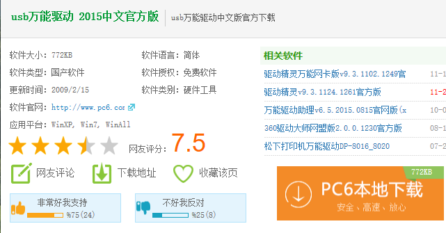 驅動下載