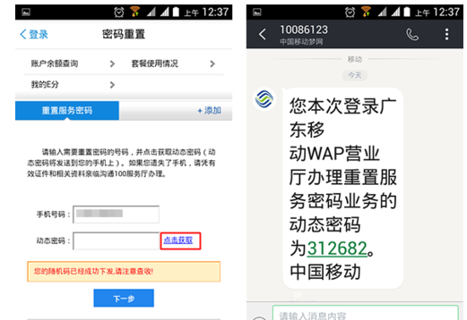 手機卡密碼