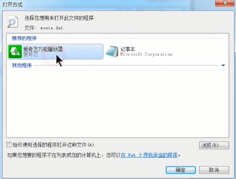 打開dat文件