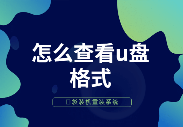 詳細教你怎么查看u盤格式